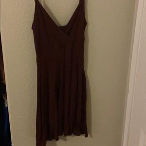 Maroon mini dress